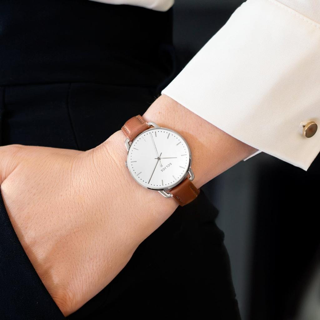 The Solar Curve Mini Bundle | White Dial - Silver Case – Solios Watches