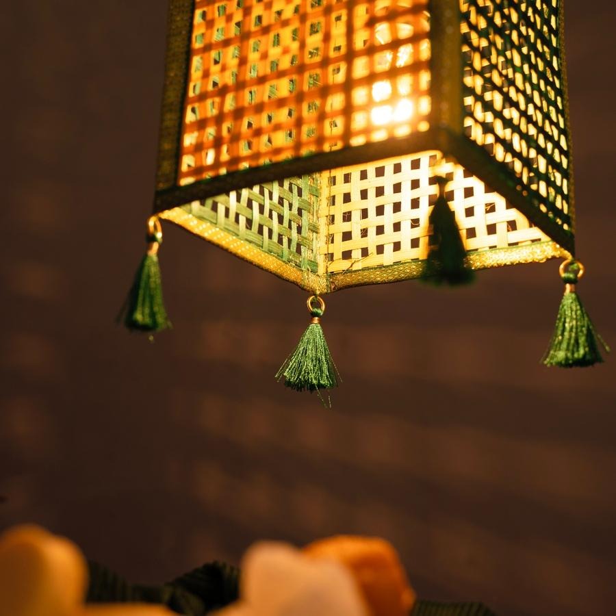 online Handmade bamboo Rangeela Handcrafted Bamboo Lantern| Indian craft store