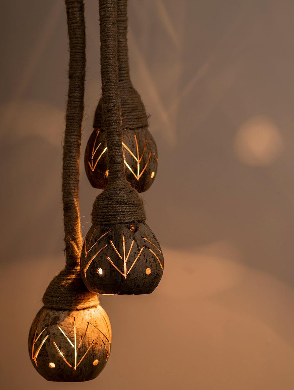 Buy Coconut Craft Hanging Tier Lamp (3 Tier)