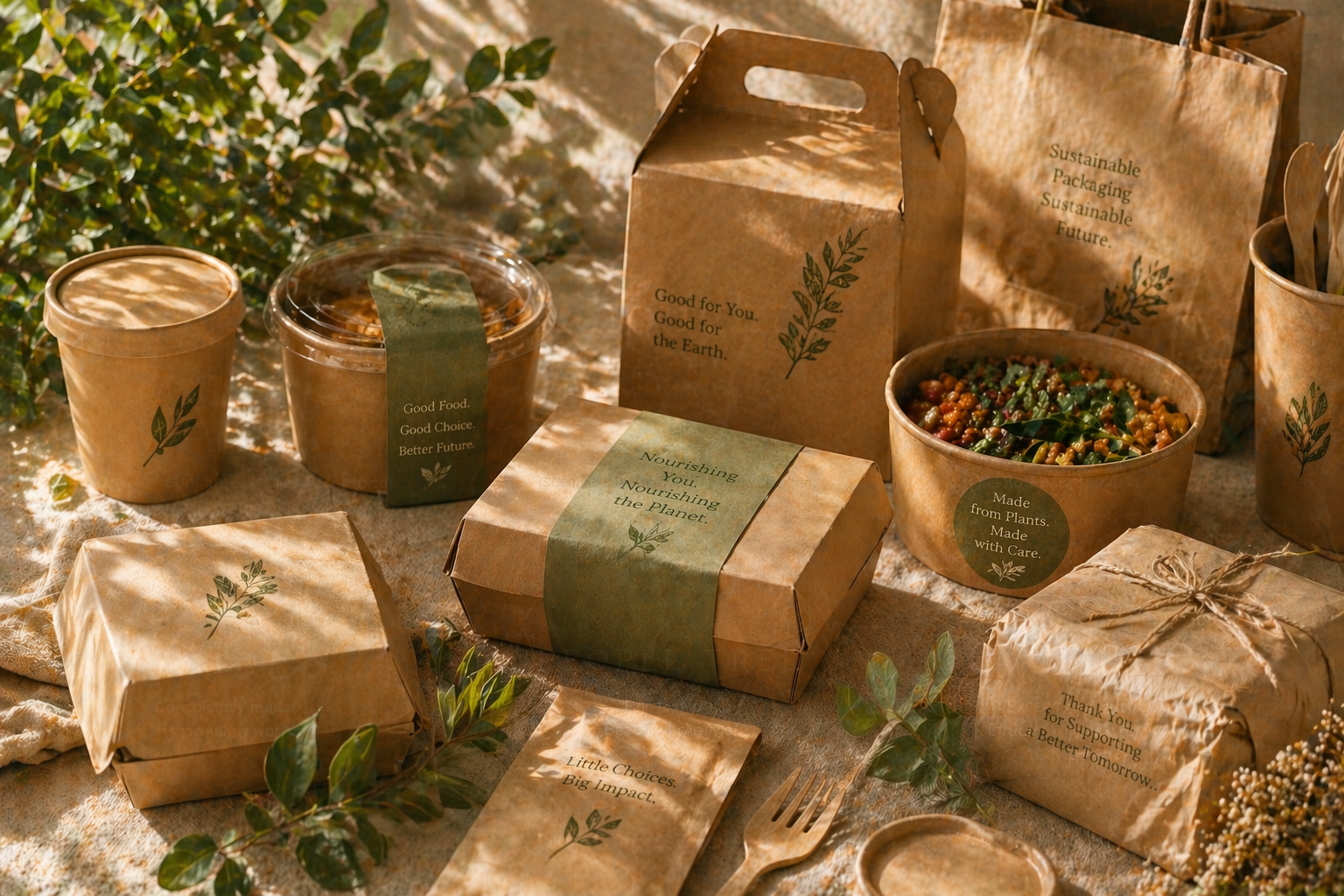 Sustainable Packaging for Food items