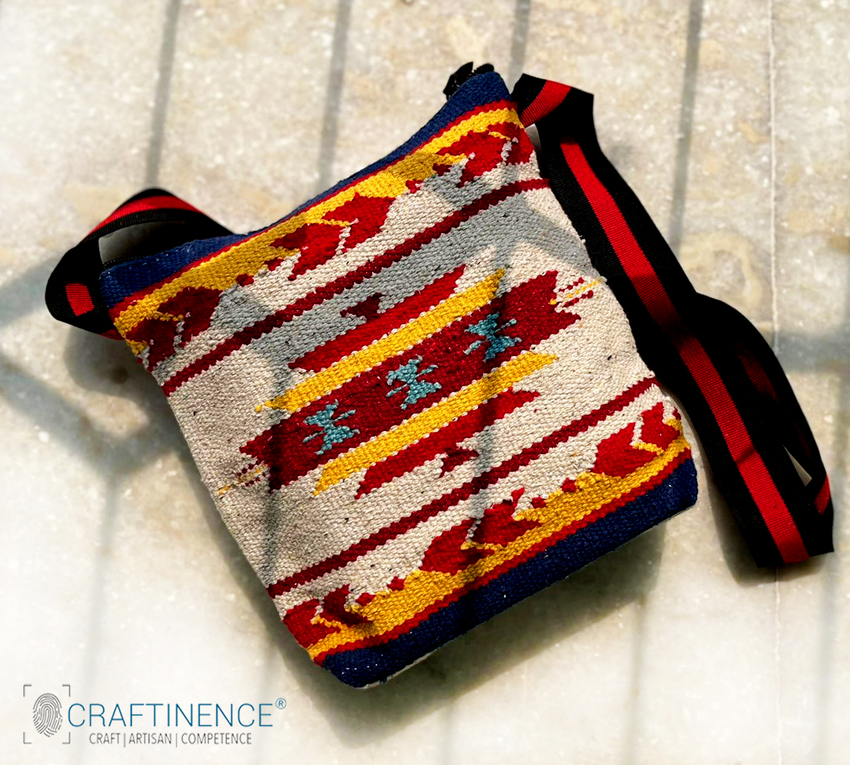 Craftinence Nomad Wanderlust Satchel-Multicolor
